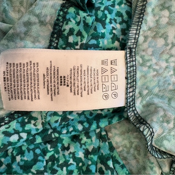 MICHAEL Michael Kors Multi Color Printed Flounce-Hem Dress XS - Picture 12 of 12